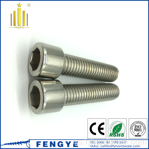 Muestra libre Tornillo de tapa de enchufe Allen de acero inoxidable de acero inoxidable